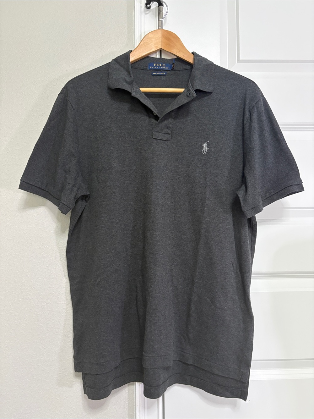 Polo by Ralph Lauren Dark Charcoal Gray Short-Sleeve Polo